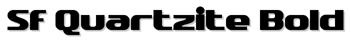 SF Quartzite Bold font